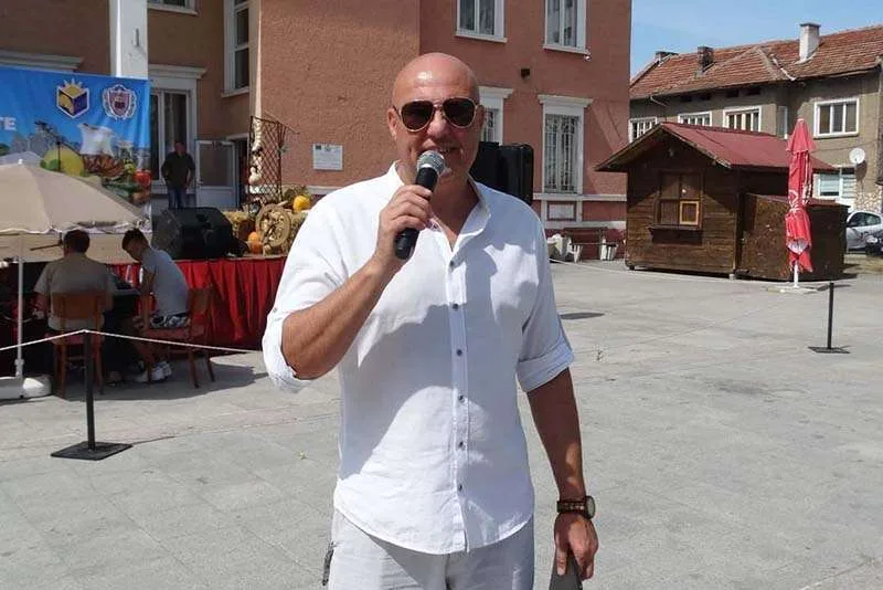 Архивен кадър от събитие с Иво Танев